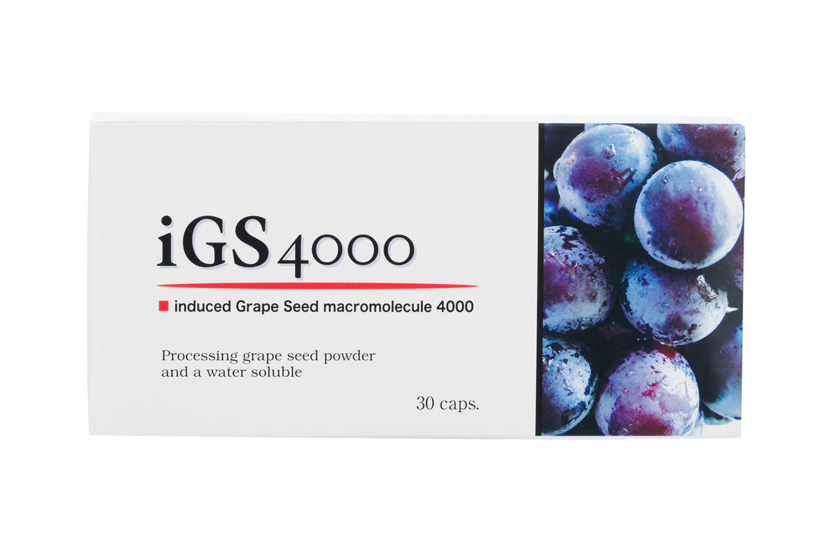 iGS4000 ヘルスケアサプリメント【瞬芽ブドウ種子成分】 – 株式